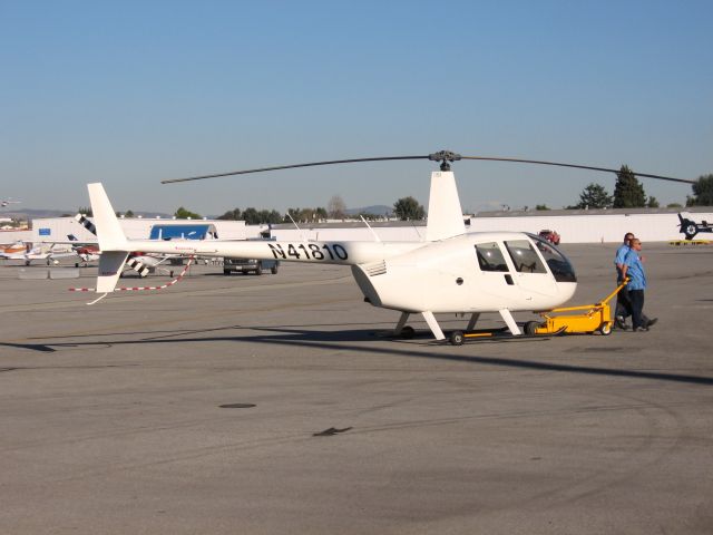 Robinson R-44 (N41810) - Towed at Fullerton