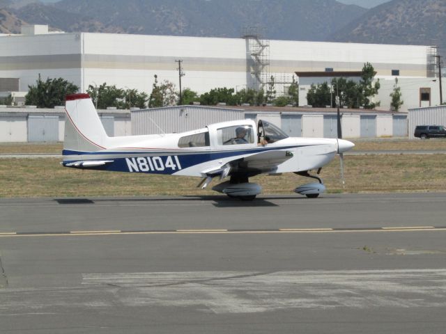 Grumman AA-5 Tiger (N81041) - Taxiing to ramp