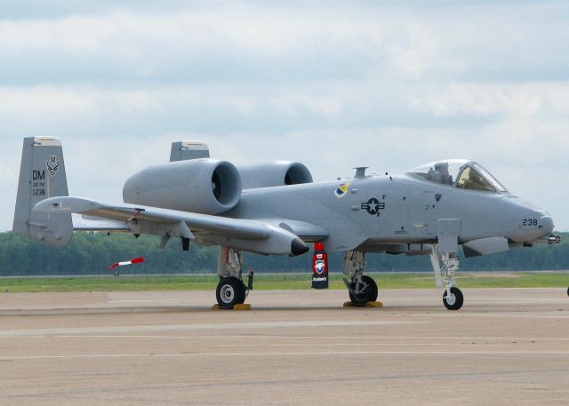 Fairchild-Republic Thunderbolt 2 (80-0238) - At Barksdale Air Force Base.