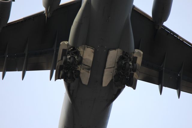 Boeing Globemaster III — - Main Gear bay of the C-17.