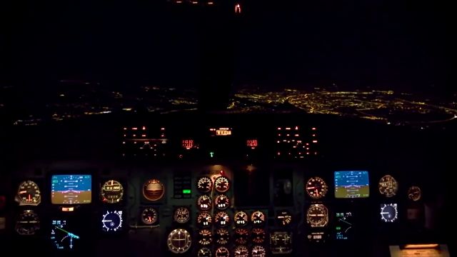 Saab 340 — - Night approach VFR