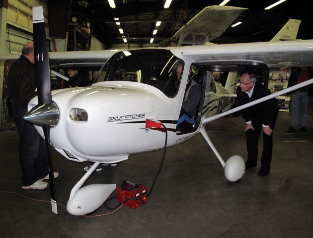 Cessna Skycatcher (N5201K) - Presentation of the new Skycatcher at LEGGAT AVIATION.