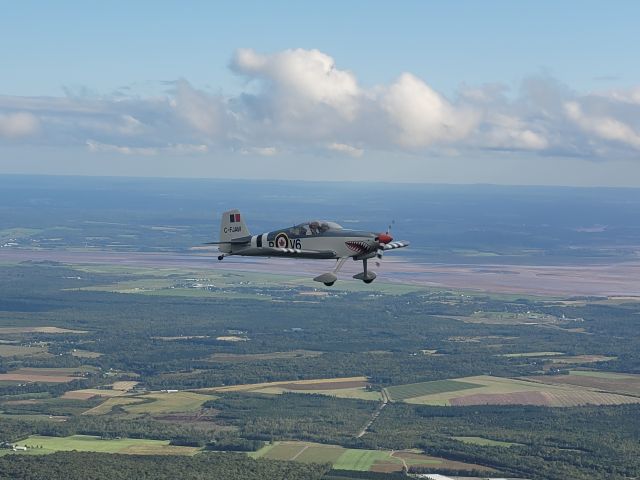 Vans RV-6 (C-FJAW) - Cobequid Basin in background