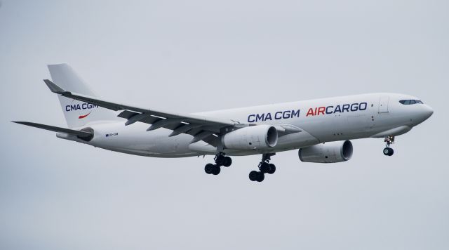 Airbus A330-200 (OO-CGM) - Air Belgium A330F landing at GSP after a flight from Munich.  5/25/22.