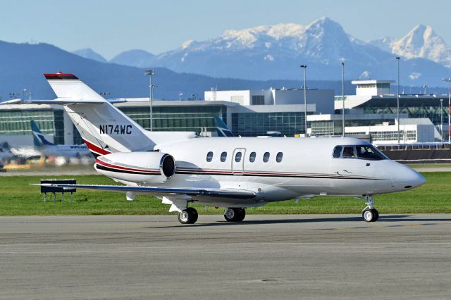 Hawker 800 (N174WC) - 3 days old new addition to Washington Corps fleet