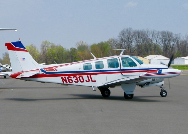 Beechcraft Bonanza (36) (N630JL) - At Downtown Shreveport.