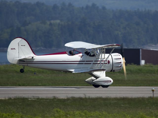 WACO OHIO YMF (N61ML) - Take off runway 22.