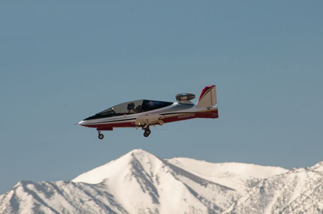 N958PD — - Approach to 09 at Carson City