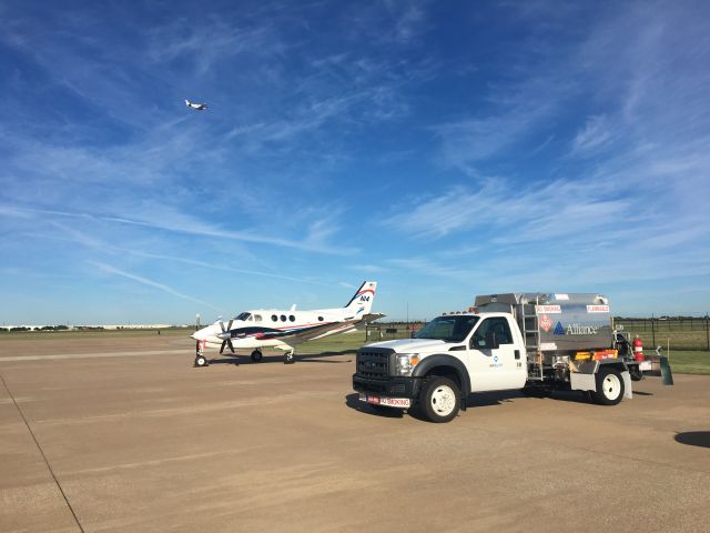 Beechcraft King Air 90 (N14) - FAA aircraft on the ramp at Alliance Fort Worth