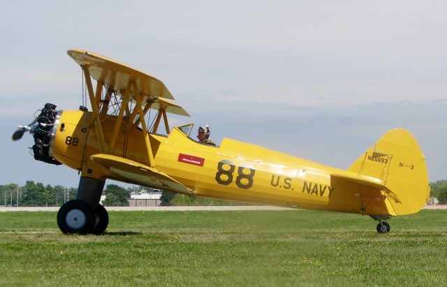 Boeing PT-17 Kaydet (N65693) - At AirVenture. 1942 BOEING B75N1