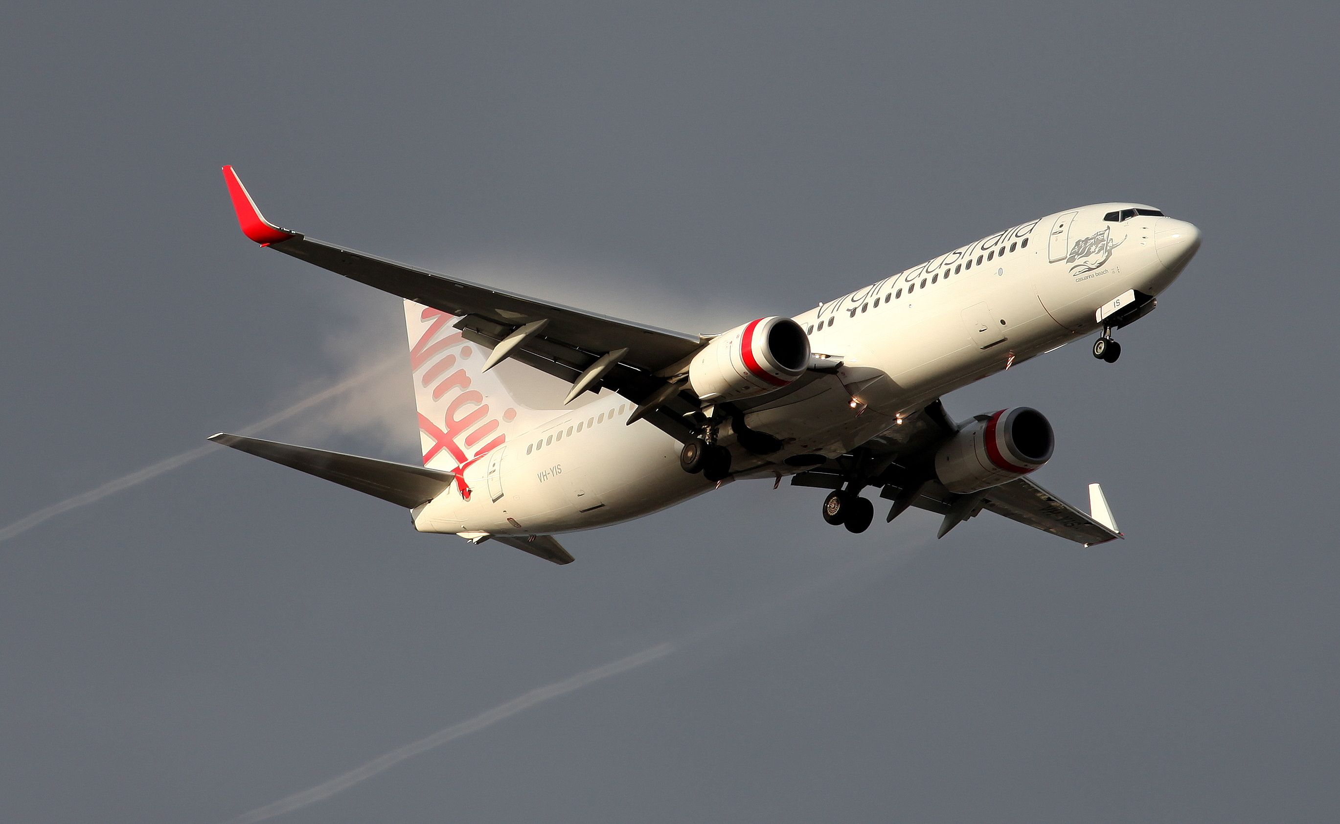 Boeing 737-800 (VH-YIS) - "Casuarina Beach" Short Final To Rwy 16R