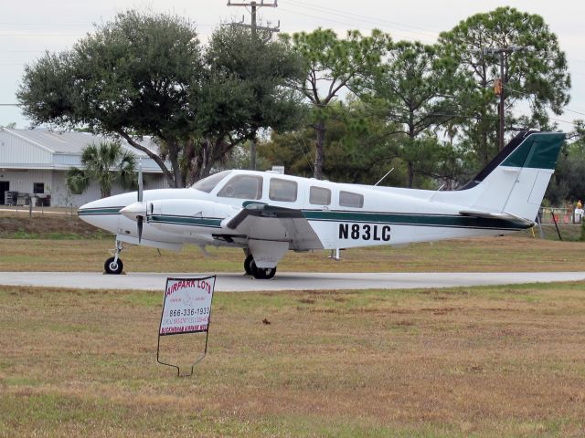 Beechcraft Baron (58) (N83LC) - At the Buckingham Airpork, FL. Pilots paradise.