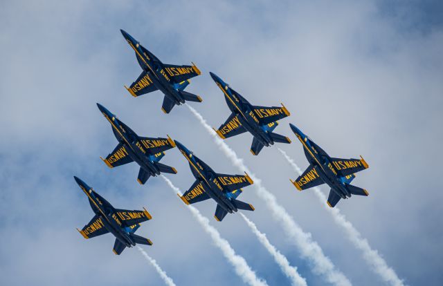 McDonnell Douglas FA-18 Hornet — - Blue Angles practice run 2024