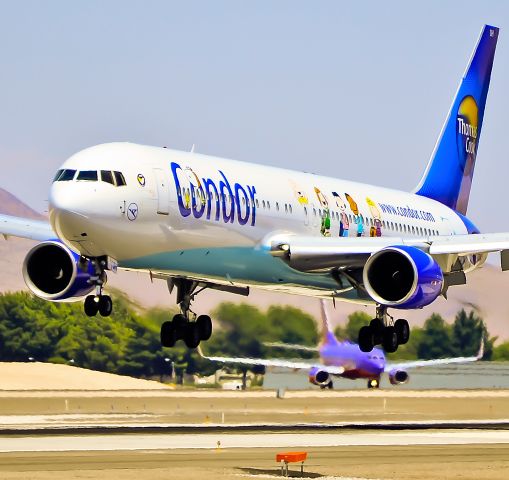 BOEING 767-300 (D-ABUH) - Condor (Thomas Cook) Boeing 767-330/ER D-ABUH (cn 26986/553)  Las Vegas - McCarran International (LAS / KLAS) USA - Nevada, June 16, 2011 Photo: Tomás Del Coro