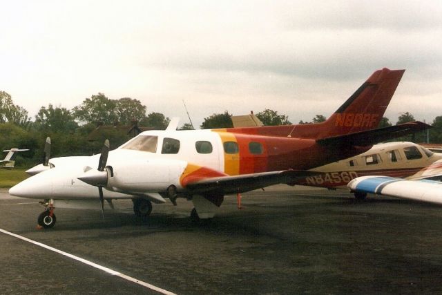 Beechcraft Duke (N80RF) - Seen here in Jun-88.