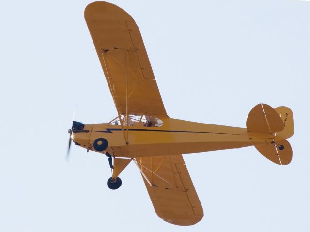 Piper L-21 Super Cub (N7378H) - Take off runway 08.