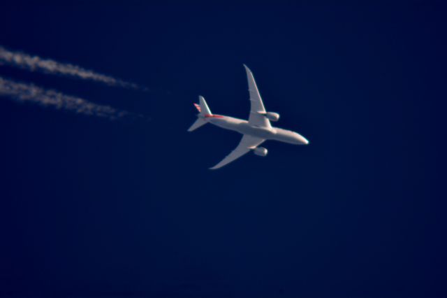 Boeing 787-8 (N807AA) - American Airlines 79 London Heathrow to Dallas/Fort Worth Intl over Cleveland 40,000 ft. 09.22.15.