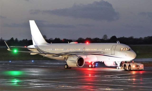 Airbus A320neo (G-KELT) - acropolis aviation a320-251n(acj) g-kelt dep shannon for lexington kentucky 3/11/20.