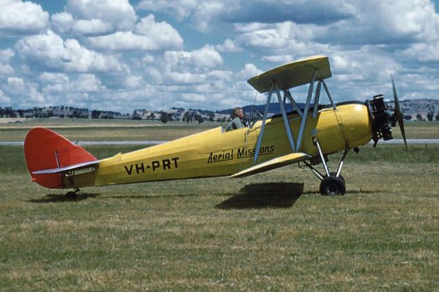 VH-PRT — - Avro 643 Cadet VH-PRT formerly RAAF A6-32 Wagga Wagga NSW Australia November 1960.