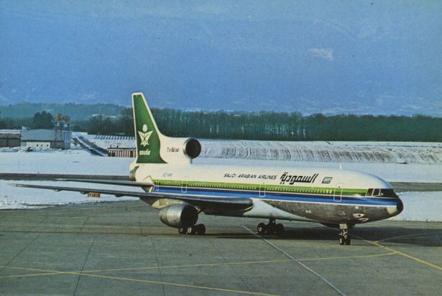 Lockheed L-1011 TriStar (HZ-AHI) - SCANNED FROM POSTCARDbr /SAUDI ARABIAN AIRLINES