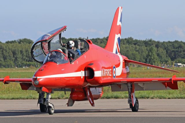 Boeing Goshawk (XX245) - Red Arrows' BAe Systems Hawk T1 at Gdynia Aerobaltic airshow. Photo take on August 22, 2021.