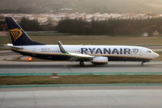 Boeing 737-800 (9H-QCX) - Taxiing to Gate D47 on 7-Mar-20 operating flight RYR4948 from LIMC.