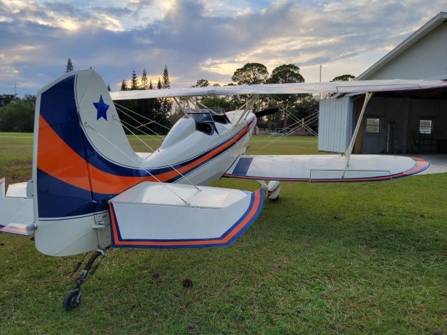 STOLP SA-300 Starduster Too (N777KB) - Fling sitting outside before sunset