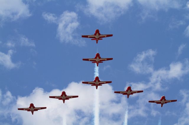 Canadair CL-41 Tutor — - Canadian Snowbirds in Miramar, CA in Oct 2010