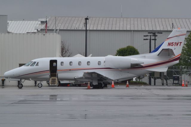 Cessna Citation Excel/XLS (N51VT) - VIRGINIA TECH FOUNDATION INC at Wilson Air ramp - 4/7/18