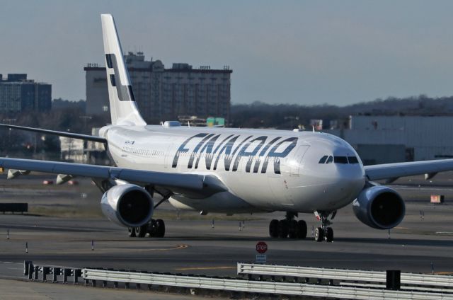 Airbus A330-300 (OH-LTT) - FIN6 heading for 22R for the flight back to Helsinki