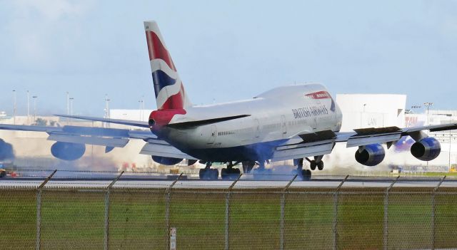 Boeing 747-200 (G-CIVN) - Correction: KMIA