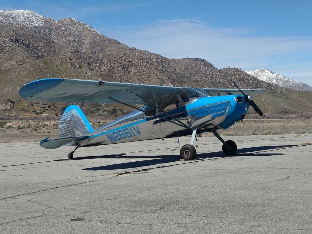 Cessna 170 (N2661V) - Lunch before the storm 3/09/23