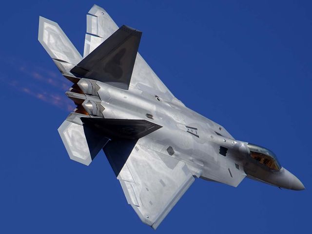 Lockheed F-22 Raptor (04-4068) - Lockheed-Martin F-22A Raptor 04-4068 of the 53rd Test and Evaluation Group at the Air Force Heritage Conference on March 4 2012.