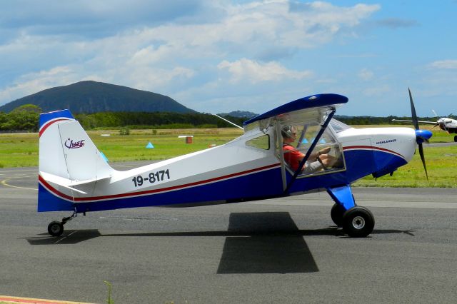 JUST Highlander (19-8171) - Just Aircraft Highlander at YBSU with Mt Coolum as backdrop