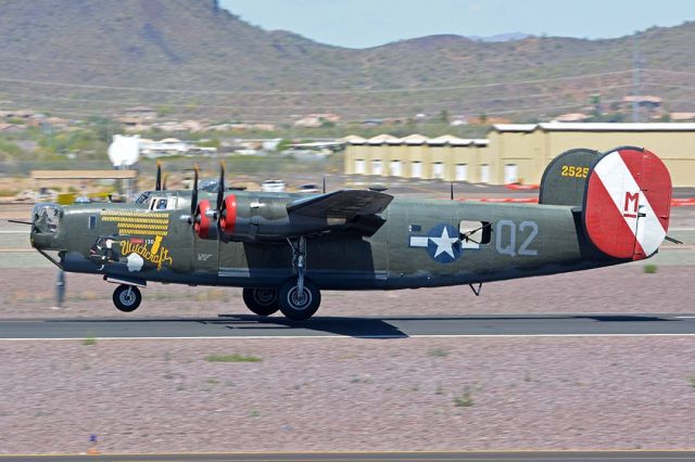 Consolidated B-24 Liberator (N224J) - Consolidated B-24J Liberator N224J Witchcraft at Deer Valley, Arizona on April 13, 2016.