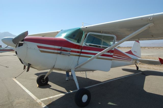 Cessna 170 (N1873C) - Borrego Springs on a windy afternoon