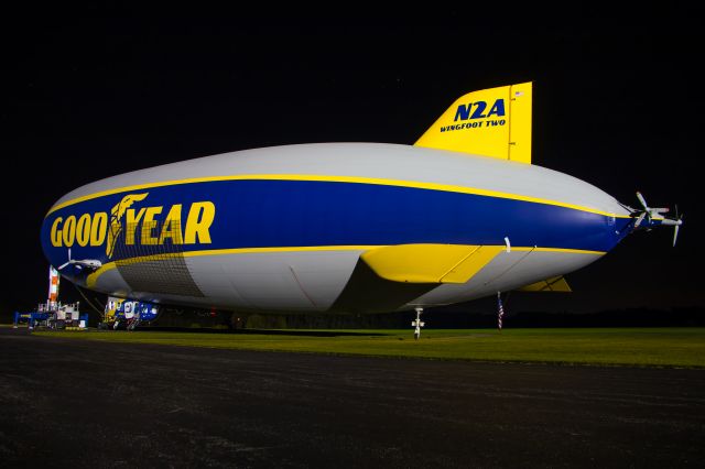 Unknown/Generic Airship (N2A) - N2A rests on the mast on a calm early summer night in Ohio.