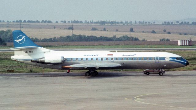 SUD-EST SE-210 Caravelle (YK-AFD) - 1966 Caravelle 10B3 (Prague, 1989)