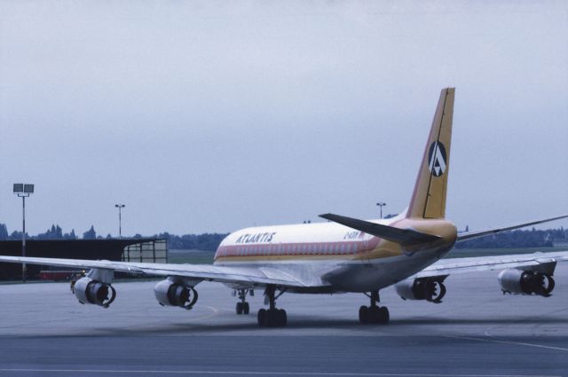 McDonnell Douglas Jet Trader (D-ADIM) - DC-8-33 in June 1969 at Düsseldorf (EDDL)