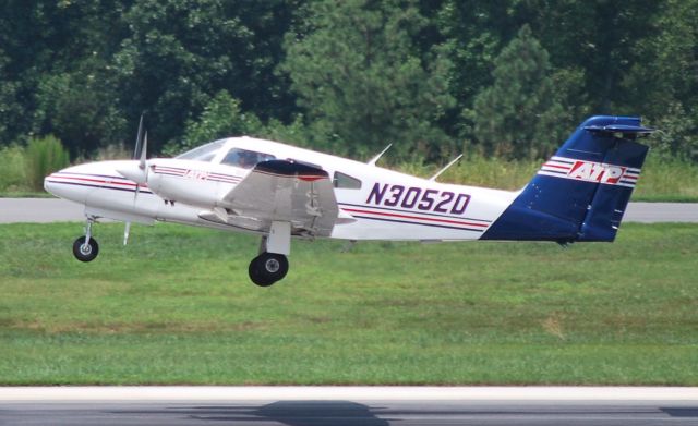 Piper PA-44 Seminole (N3052D) - Rotating off of runway 20 - 7/28/09