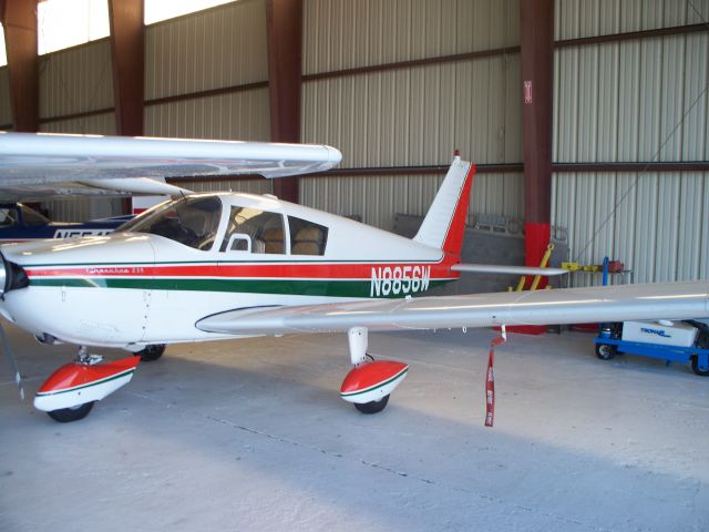 Piper Cherokee (N8856W) - In the hangar at Lone Star.