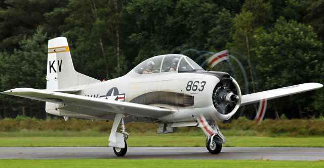 North American Trojan (N377WW) - FLY IN BLACKHILL 2016