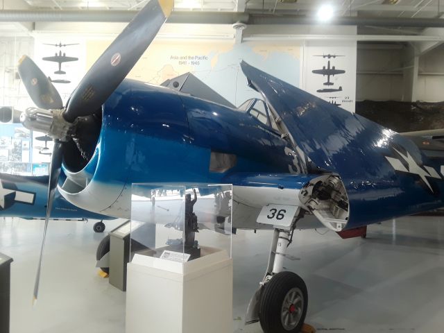 N4964W — - Grumman F6F Hellcat on display at Palm Springs Air Museum