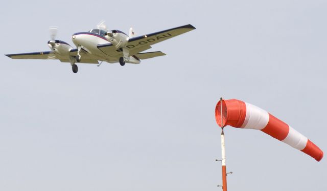 Beechcraft Travel Air (D-GDAU) - Deep fly by at Hartenholm (Germany, EDHM)