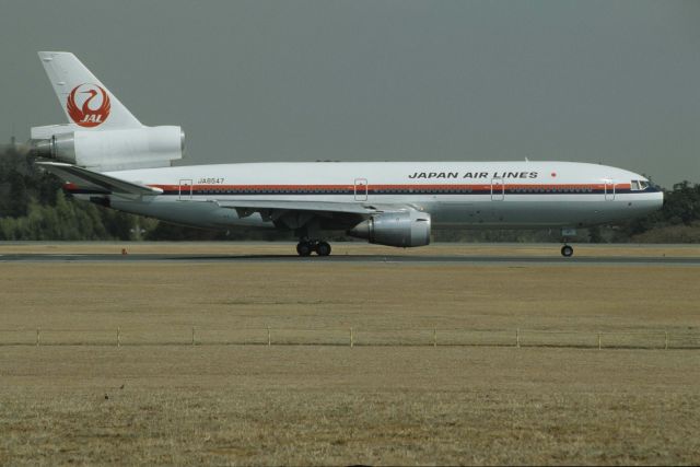 McDonnell Douglas DC-10 (JA8547) - Departure at Narita Intl Airport Rwy16 on 1991/03/24