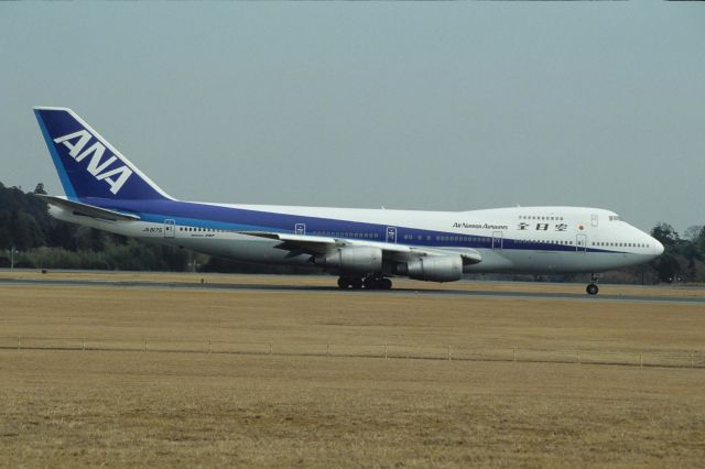 Boeing 747-200 (JA8175) - Departure at Narita Intl Airport Rwy16 on 1991/03/04