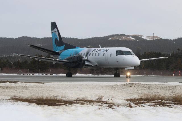 Saab 340 (C-FKSL) - PSC A son décollage.