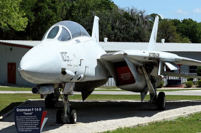 Grumman F-14 Tomcat (15-9619) - 26/04/2022: F-14D Tomcat on the ground of the Florida Air Museum, Lakeland.