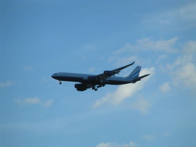 Airbus A340-500 (VP-BMS) - On Approach for KLAS May 15, 2016