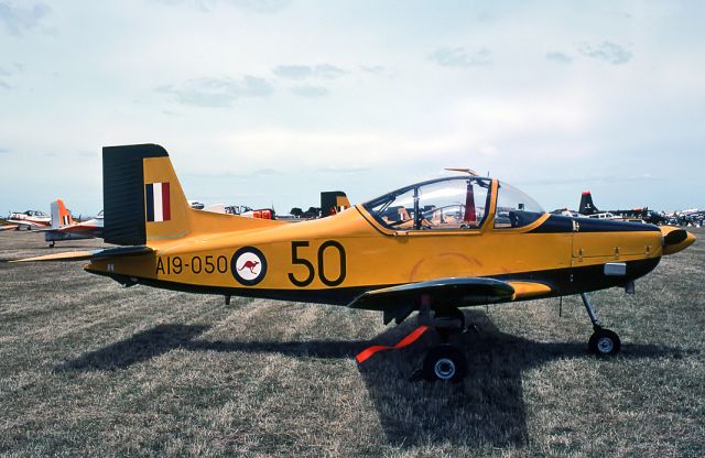 A19050 — - AUSTRALIA - AIR FORCE - NEW ZEALAND CT-4A AIRTRAINER - REG A19-050 (CN 050) - POINT COOK AIRPORT VIC. AUSTRALIA - YMPC (5/12/1976)